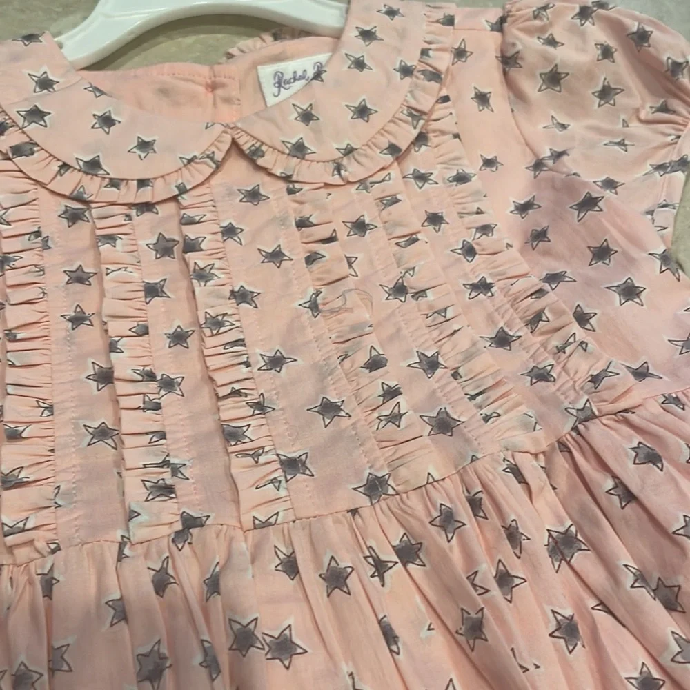 Rachel Riley London Ruffle Dress - Size 3 - Picture 2 of 3
